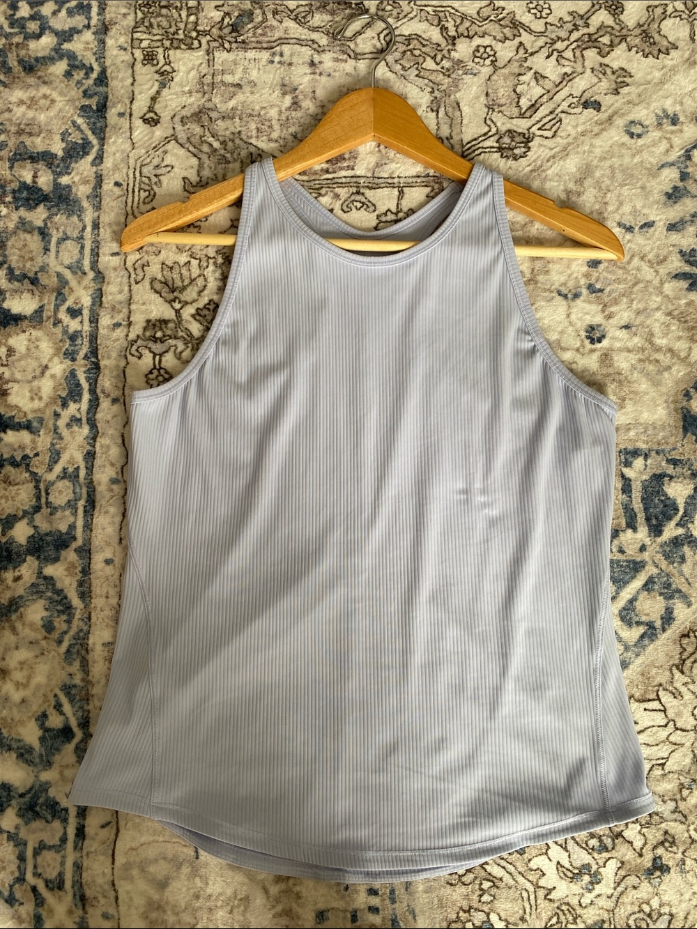 Lululemon Base Pace Ribbed Tank (Pastel Blue) - Picture 5 of 6